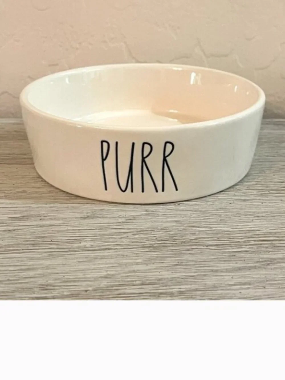 New Rae Dunn Purr Dish Pets Cats Artisan Collection Food Water